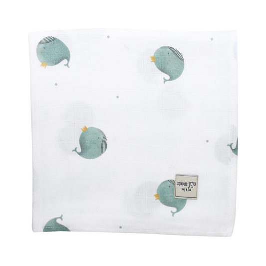 Multi Purpose Organic Muslin Throws 100% Organic Cotton- Whaley